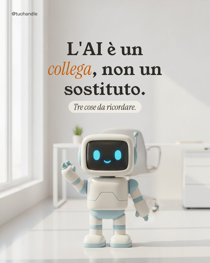 Carosello con personaggio robot